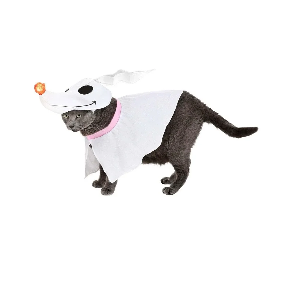 Zero Nightmare Before Christmas Medium Pet Dog Cat Light Up Costume Rubies